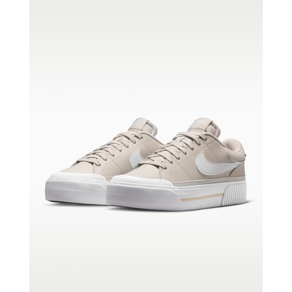 Nike Shoes - Nike Court Legacy Lift Platform Sneakers Sail Hemp White DM7590-111 Womens 7.5